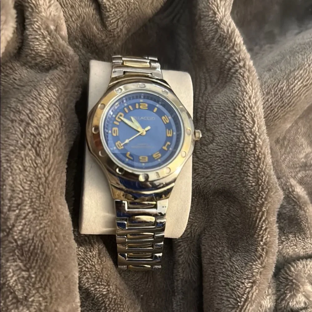 Vellaccio Silver Blue Watch